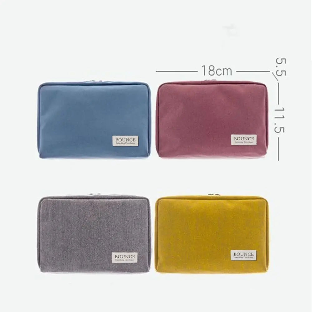 Bankbook Bag Financial Management Digital Storage Bag Cosmetic Bag Bill Certificate Seal Bag Waterproof