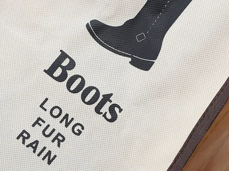 Shoes Storage Bags Cover Long Riding Rain Boots Dustproof Organizer Portable Travel Zipper Pouch Accessories Supplies Item
