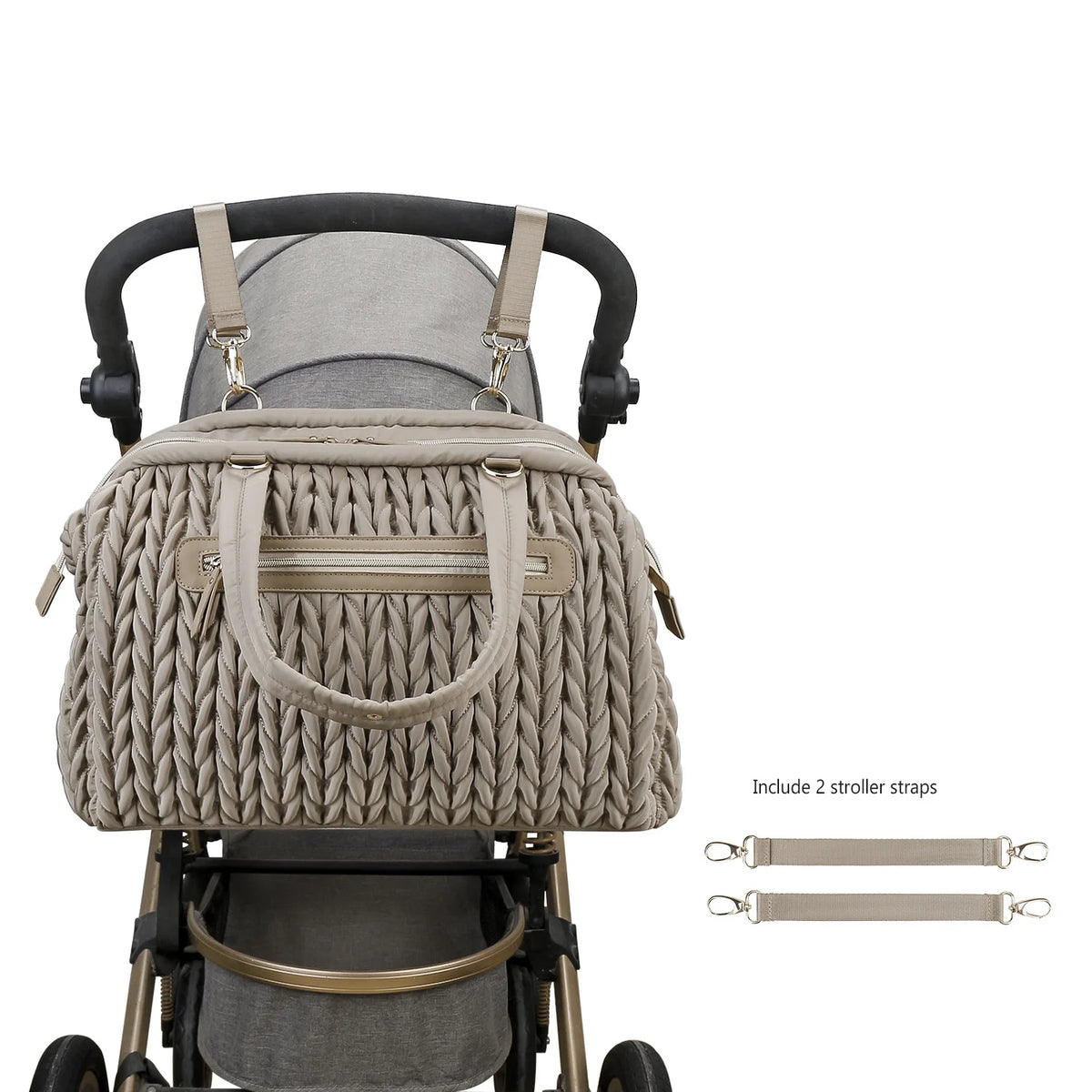 New Diaper Bags Hand-held Single Shoulder Baby Mommy Bags Large Capacity Waterproof Insulation Milk Bottle Mother and Baby Bag