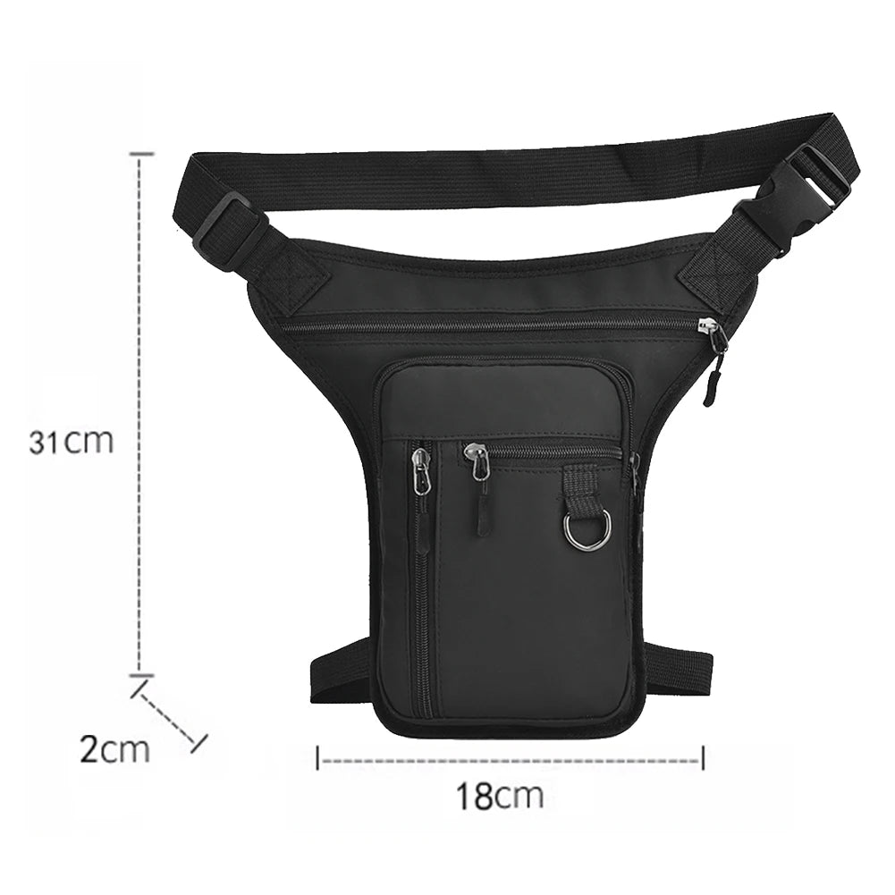 Motorcycle Bag Waterproof Motor Drop Waist Leg Bag Thigh Belt Bag Motorbike Saddle Side Bags Mobile Phone Purse Fanny Pack Bags