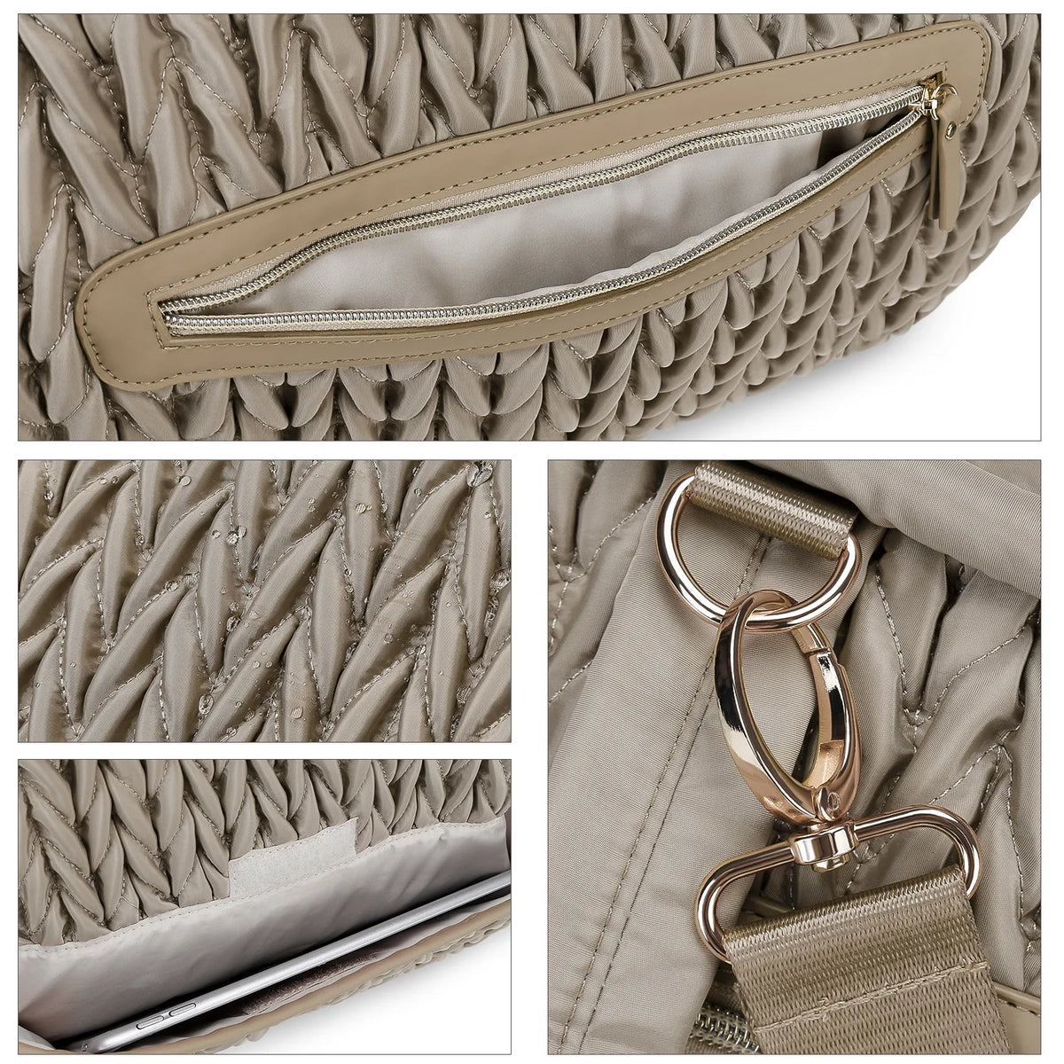 New Diaper Bags Hand-held Single Shoulder Baby Mommy Bags Large Capacity Waterproof Insulation Milk Bottle Mother and Baby Bag