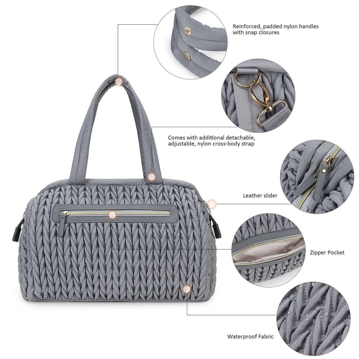 New Diaper Bags Hand-held Single Shoulder Baby Mommy Bags Large Capacity Waterproof Insulation Milk Bottle Mother and Baby Bag