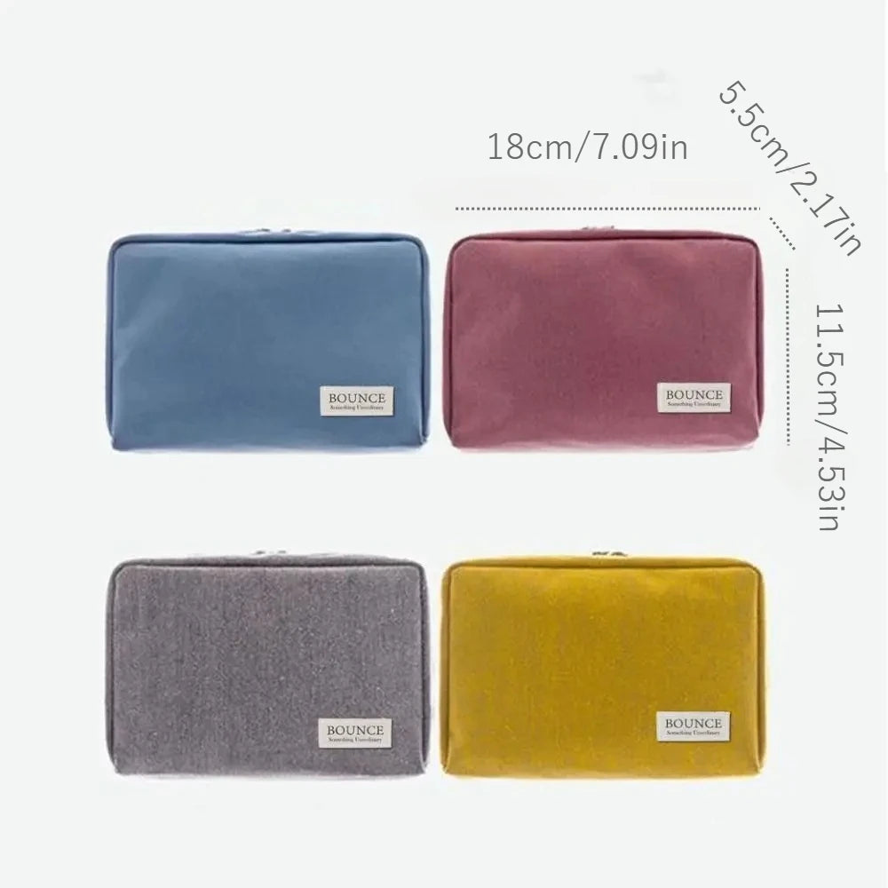 Bankbook Bag Financial Management Digital Storage Bag Cosmetic Bag Bill Certificate Seal Bag Waterproof