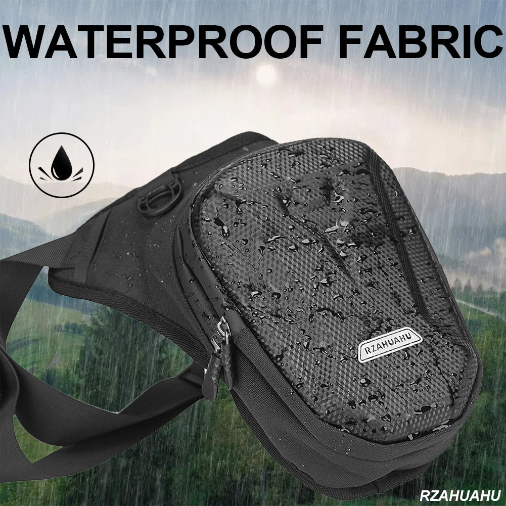 Motorcycle Bag Waterproof Motor Drop Waist Leg Bag Thigh Belt Bag Motorbike Saddle Side Bags Mobile Phone Purse Fanny Pack Bags