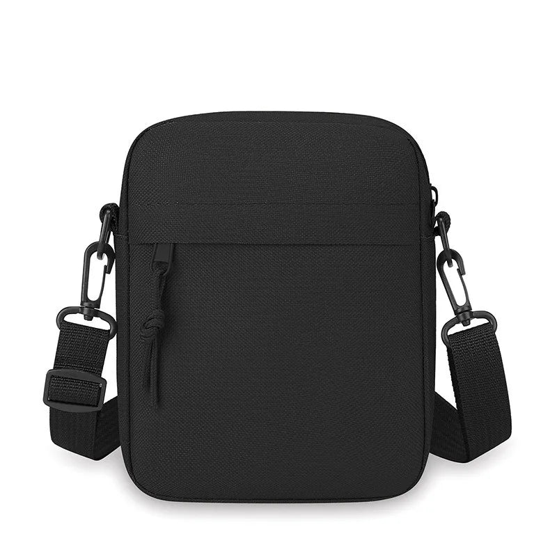 Men's and women's single-shoulder bags, crossbody bags, solid-colored single-shoulder small bags, lightweight mobile phone bags