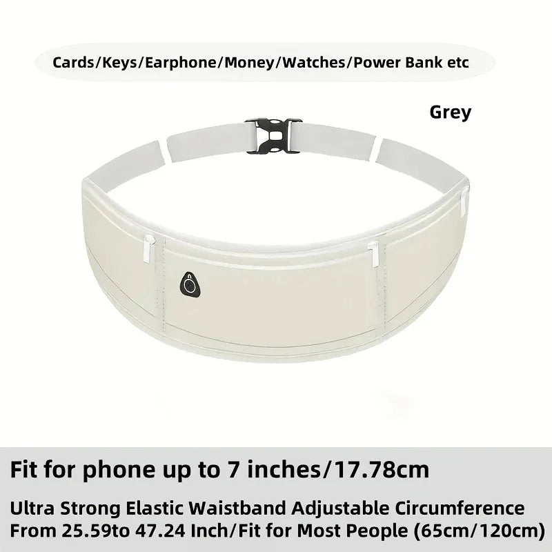 Lightweight Running Waist Bag Casual Belt Cycling Waist Pack Mobile Phone Bag Waterproof Gym Bags Sports Belt Hidden Fitness Bag