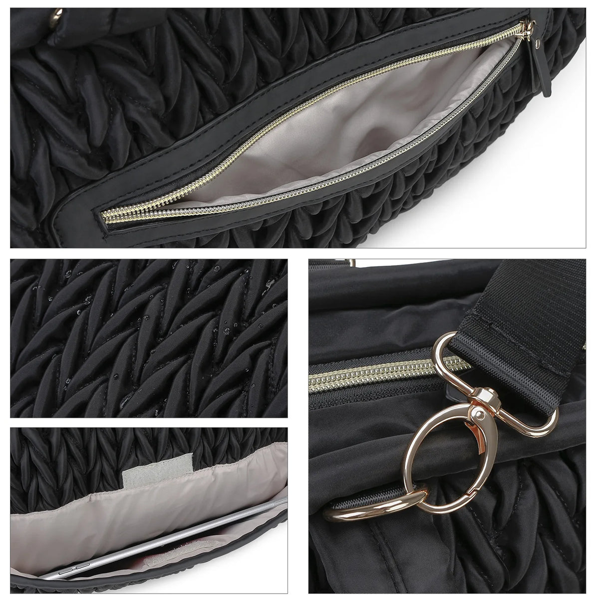 New Diaper Bags Hand-held Single Shoulder Baby Mommy Bags Large Capacity Waterproof Insulation Milk Bottle Mother and Baby Bag