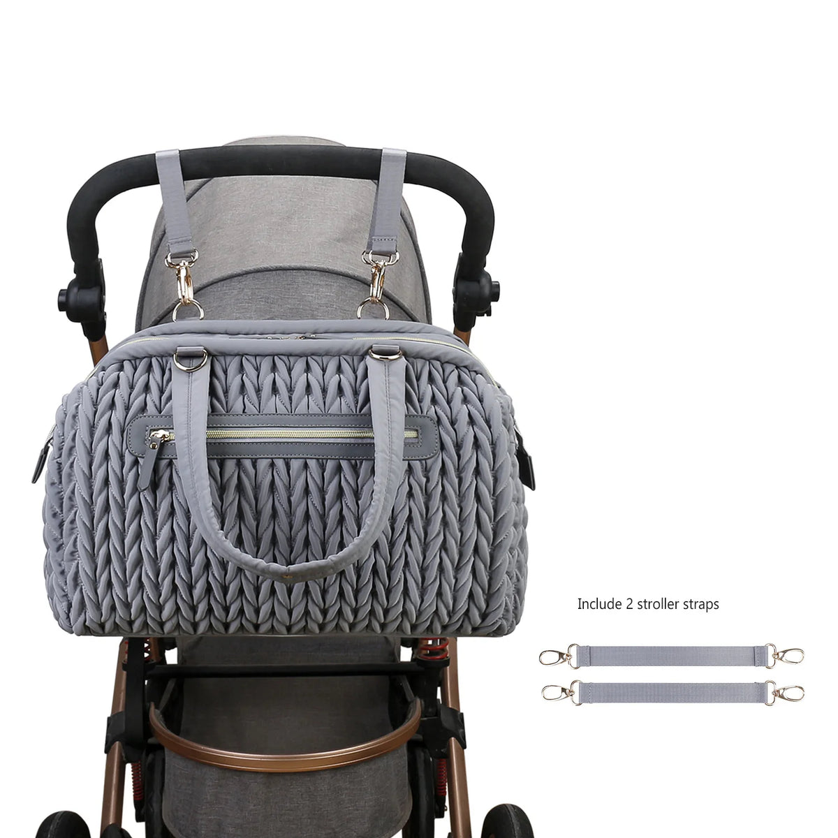 New Diaper Bags Hand-held Single Shoulder Baby Mommy Bags Large Capacity Waterproof Insulation Milk Bottle Mother and Baby Bag