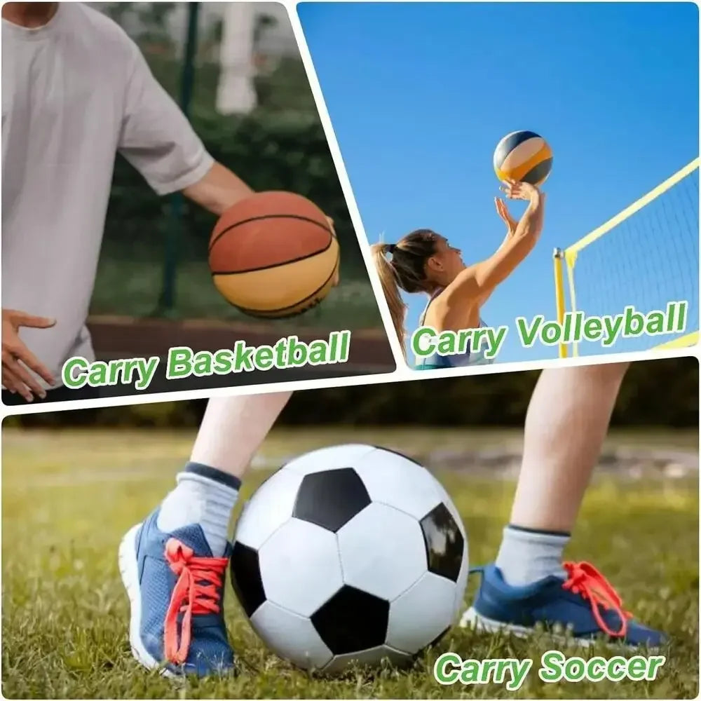 Football Soccer Volleyball Ball Storage Bags Outdoor Sports Traveling Gym Yoga Portable Drawstring Basketball Backpack Mesh Bag