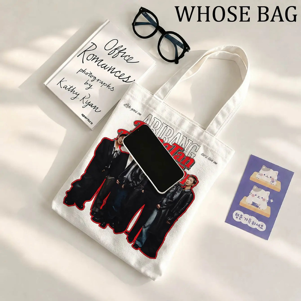 BT/S Bag，BANG/TAN BACK ON TOP Bag，AIRANG Canvas Tote Bag，BT2/1,Best Gift For ARMY Fans，JK/RM/SU/GA/JH/V/JIN/JIMIN
